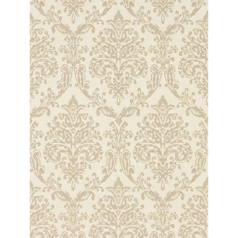 Riverside Damask Wallpaper 216288 by Sanderson in Cream Gold